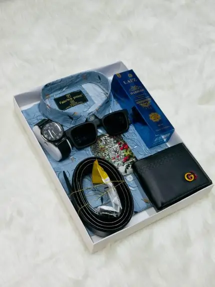 Premium Shirt Combo Set | 100% কটন শার্ট ও স্টাইলিশ গিফট বক্স